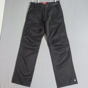 Vintage Vibe Jeans cargo pants men's size 33 black colour extra side pockets
